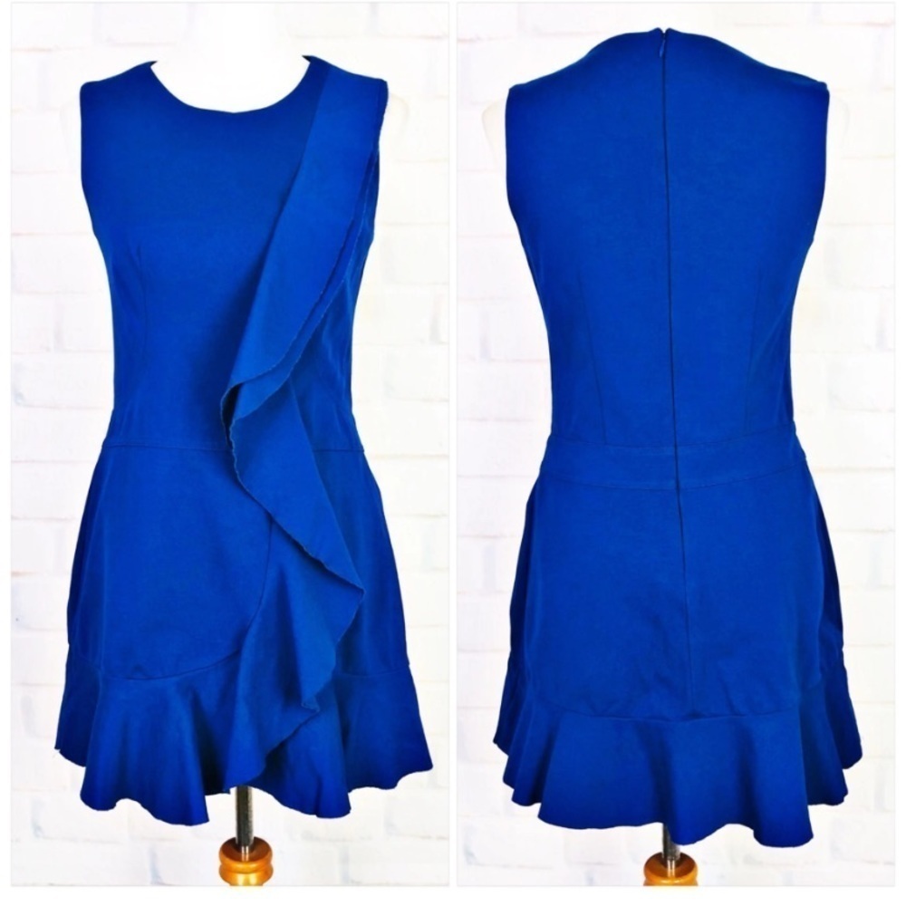 Betsy Johnston mini ruffle dress size 8